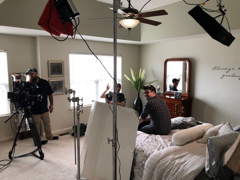 Location production for corporate product branding.