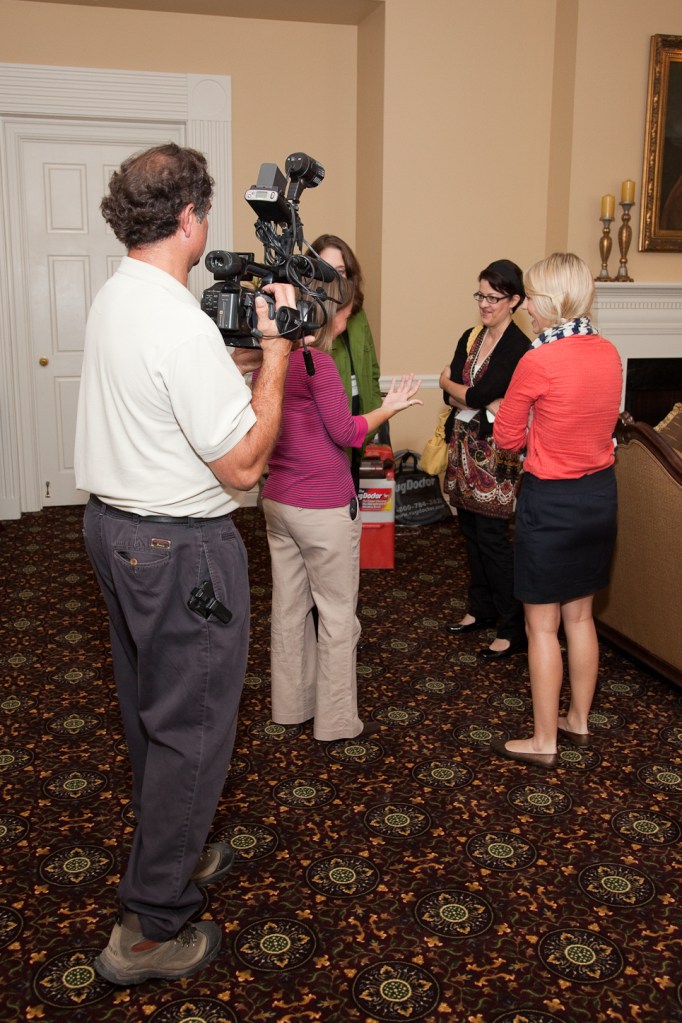 Webcasting camera operator